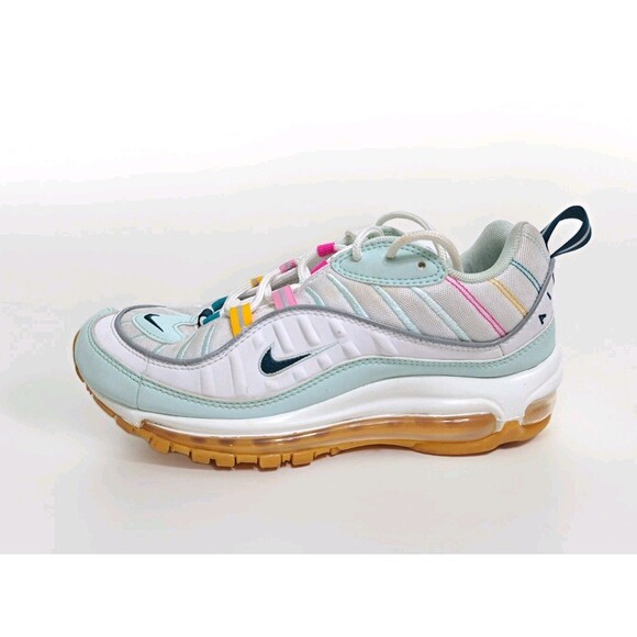 Nike Air Max 98 Women's 8.5 Teal Tint Nightshade Spirit White CI9897-300 - Picture 2 of 9